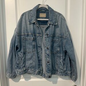 Free People Opal Swing Denim Jacket